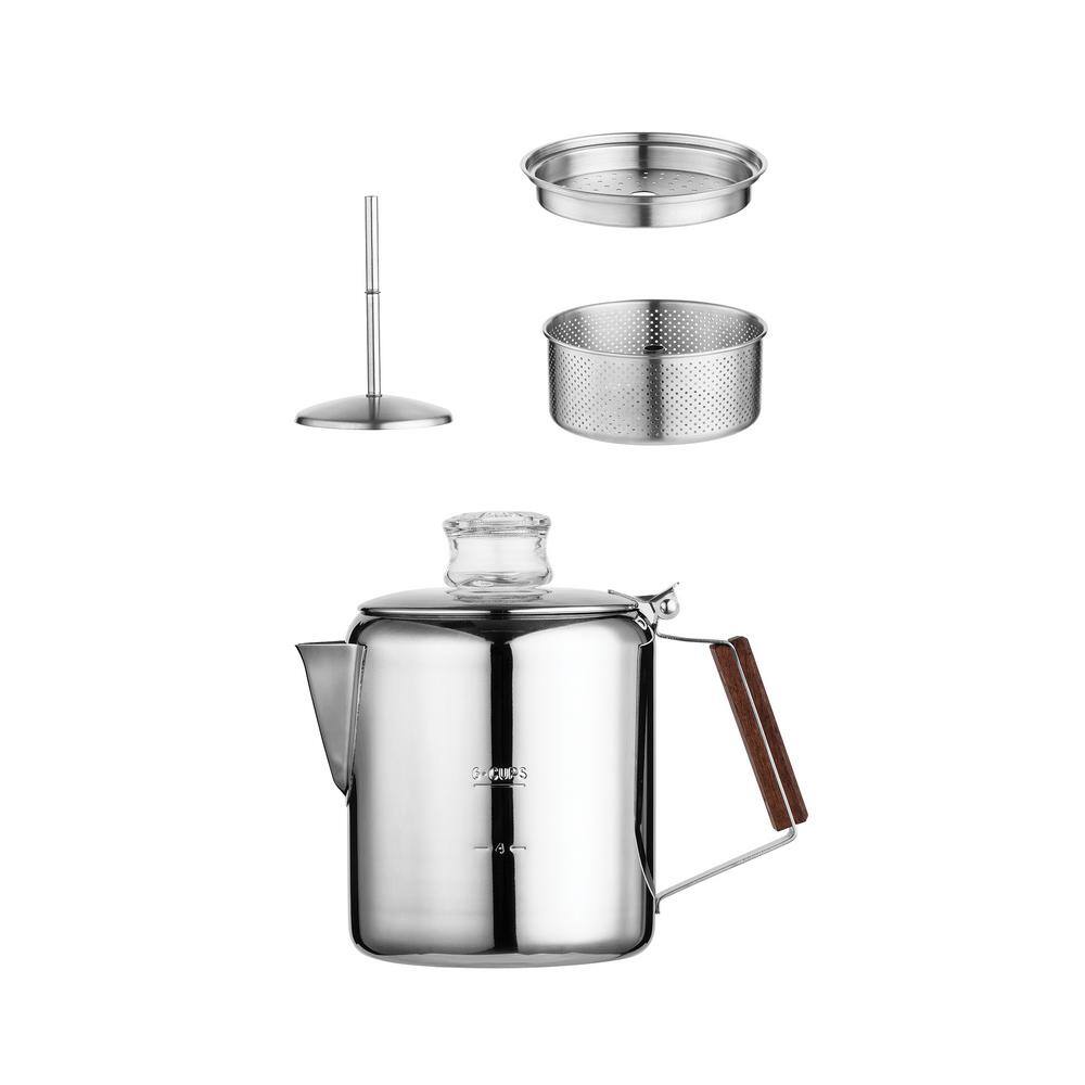 TOPS 2-6 Cup Stainless Steel Percolator
