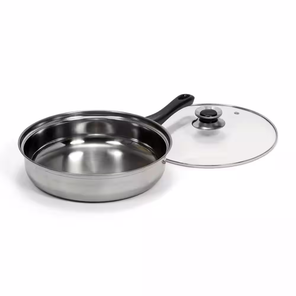 None 12 Piece Stainless Steel Cookware Set