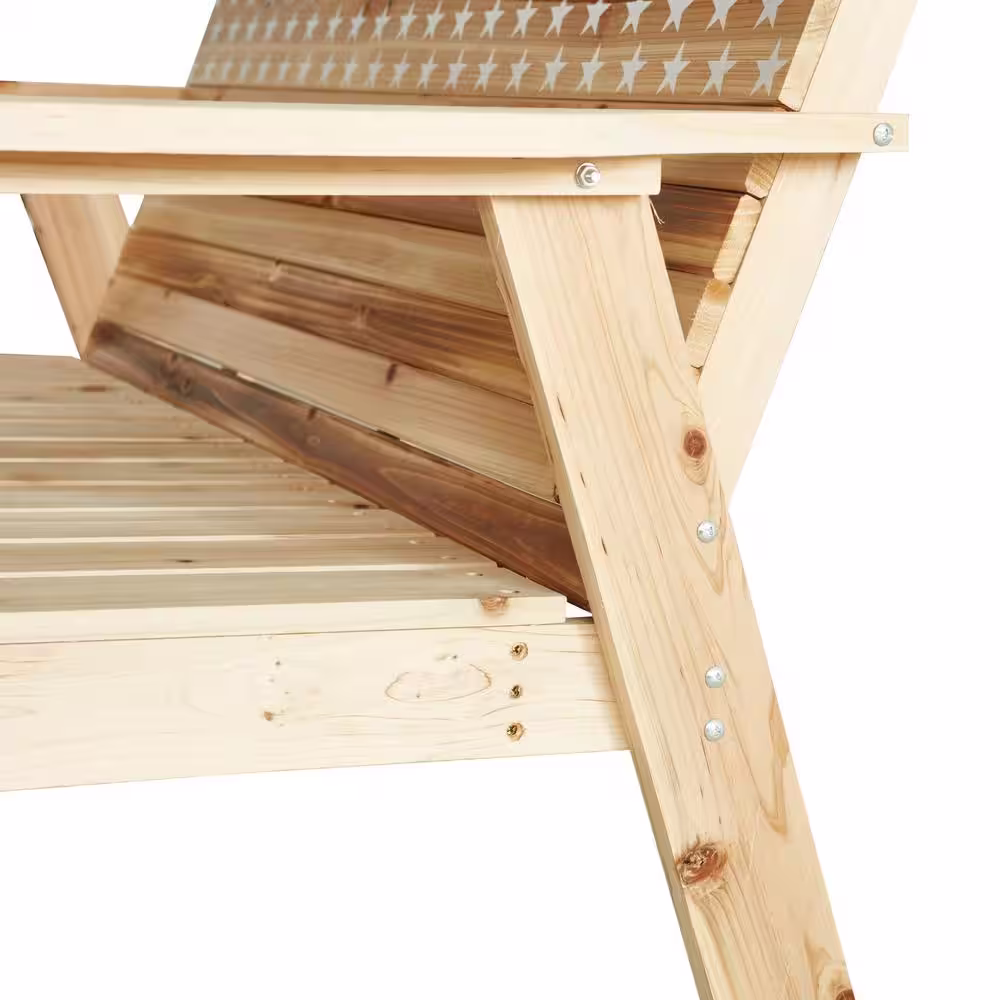 Patio Festival 4-Piece Wood Patio Conversation Seating Set