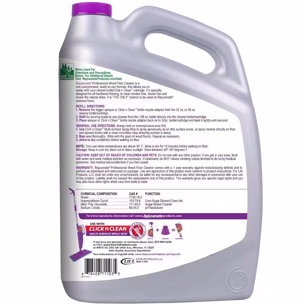 Rejuvenate Professional 128 oz. Hardwood Floor Cleaner