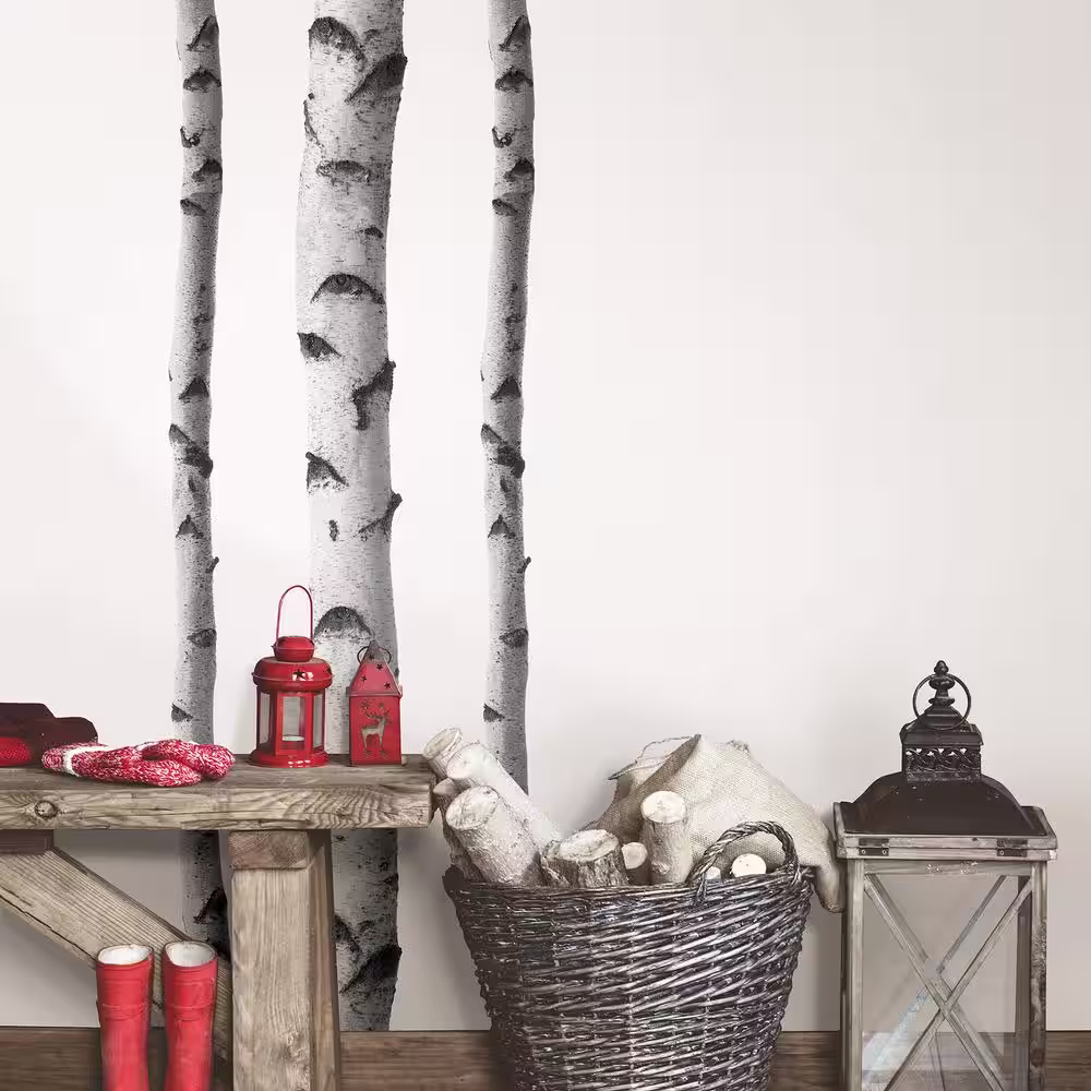 WallPops Silver Birches Wall Decal