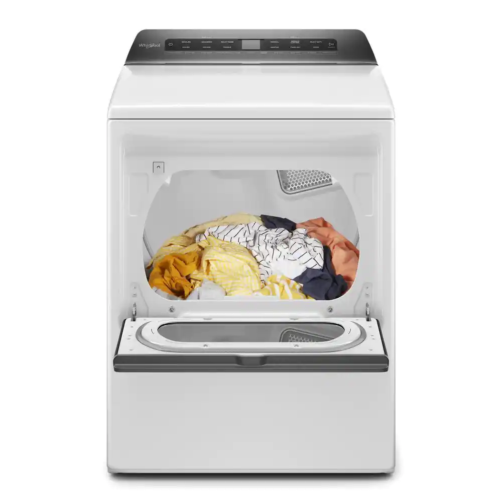 Whirlpool 7.4 cu. ft. 240-Volt White Smart Electric Vented Dryer with AccuDry System