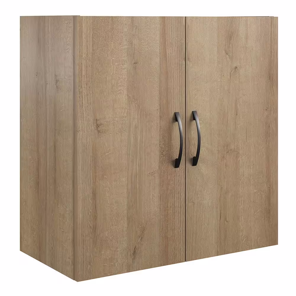 None Lory 24 in. Wall Cabinet System, Natural