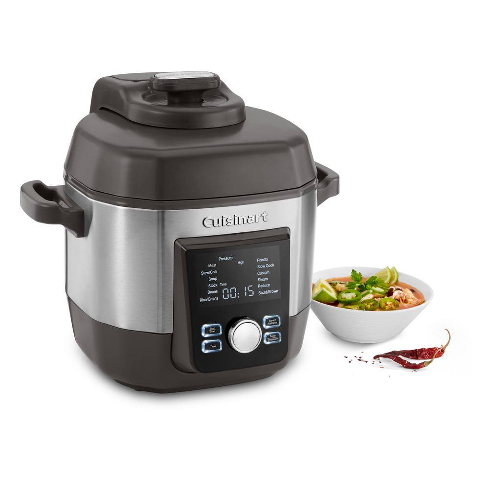 Cuisinart 6 Qt. Electric Stainless Steel High-Pressure Pressure Cooker
