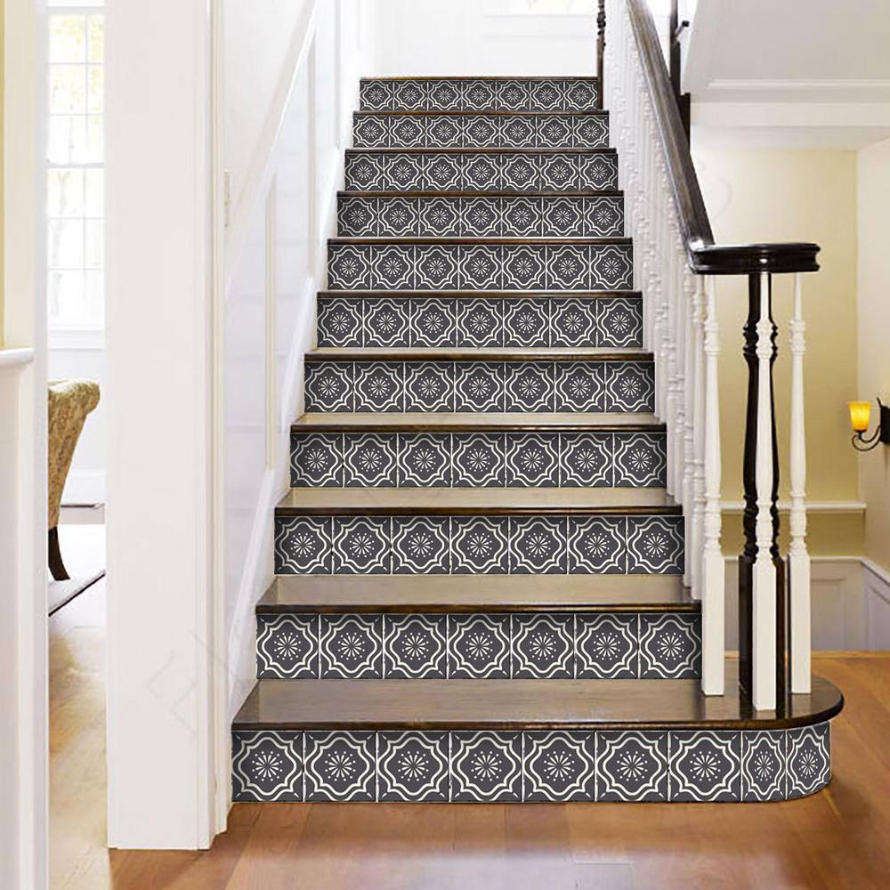 None Grey B22 6 in. x 6 in. Vinyl Peel and Stick Tile (24 Tiles, 6 sq.ft./Pack)