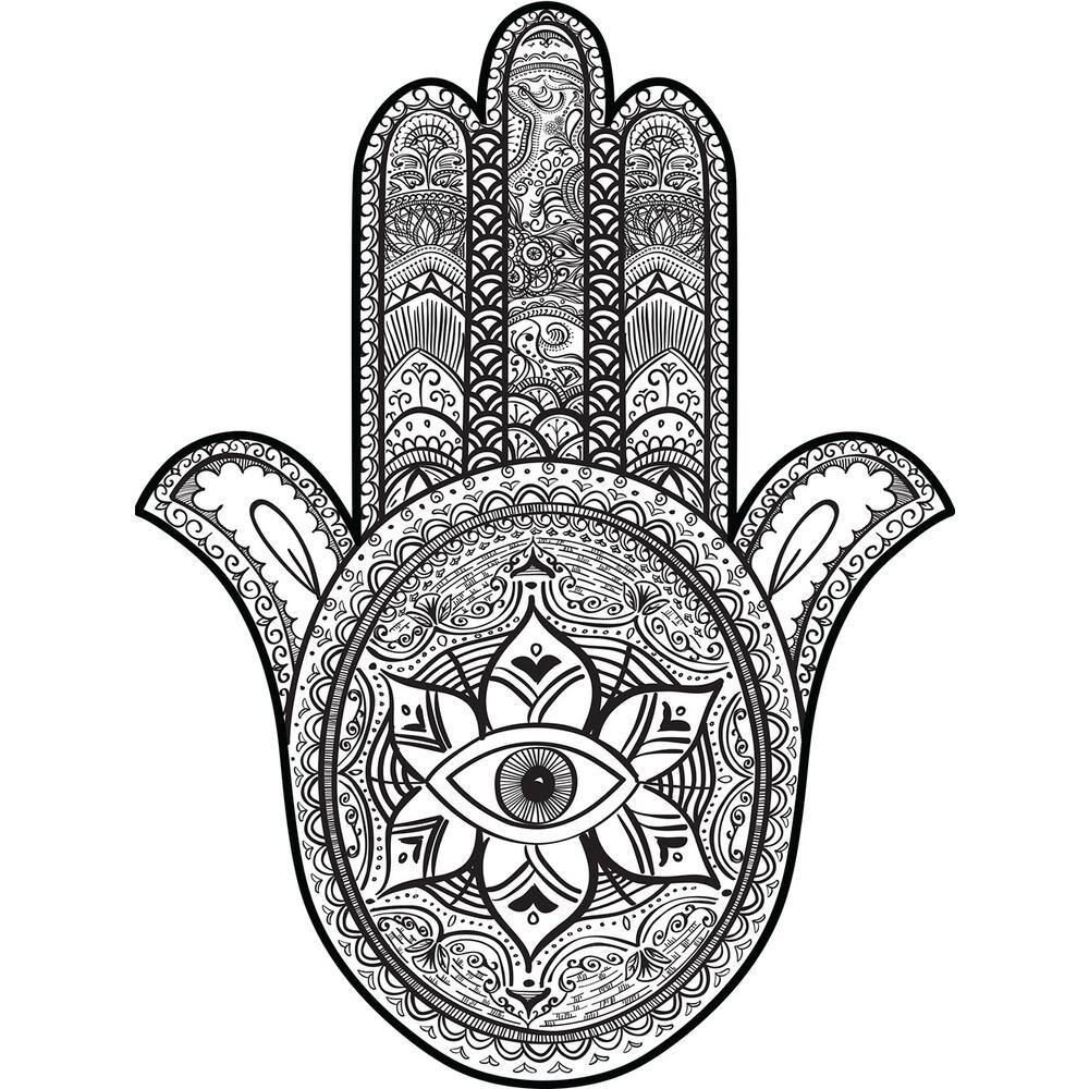 WallPops Black Hamsa Hand Wall Decal