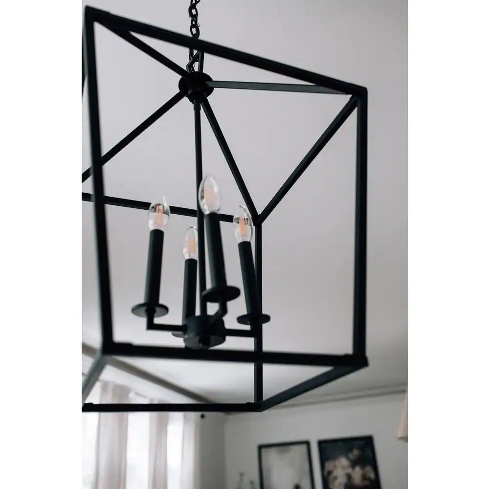 EcoSmart 60-Watt Equivalent B11 Dimmable E12 Candelabra ENERGY STAR Clear Glass LED Vintage Edison Light Bulb Soft White (3-Pack)