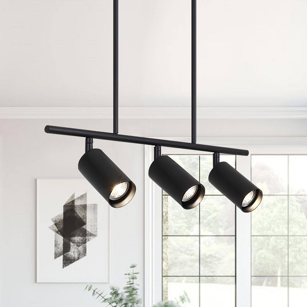 HUOKU Parroco Black Finish Halogen/Incandescent Linear Track Pendant Head