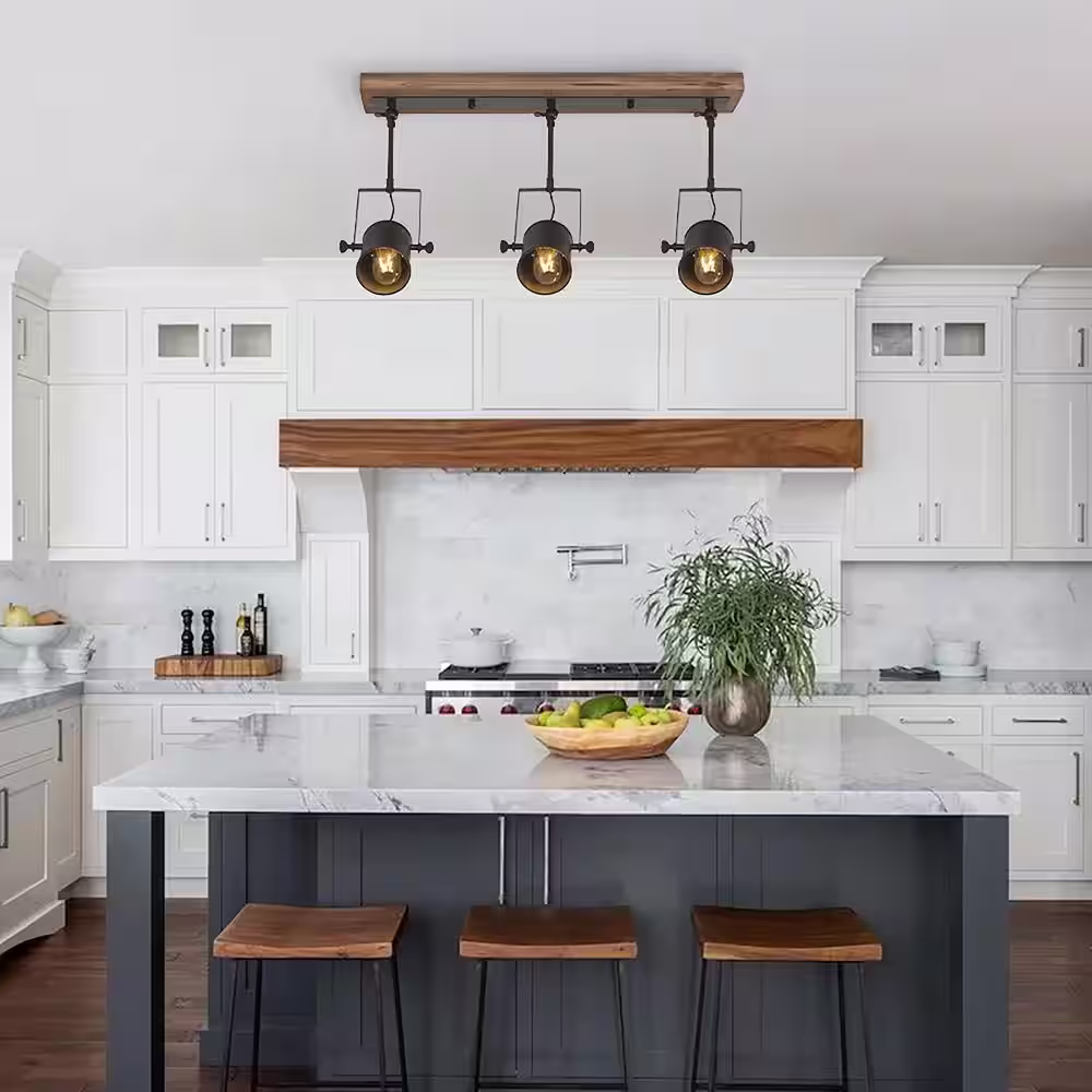 HUOKU Parroco Black Halogen/Incandescent/LED Flexible Track Pendant Head