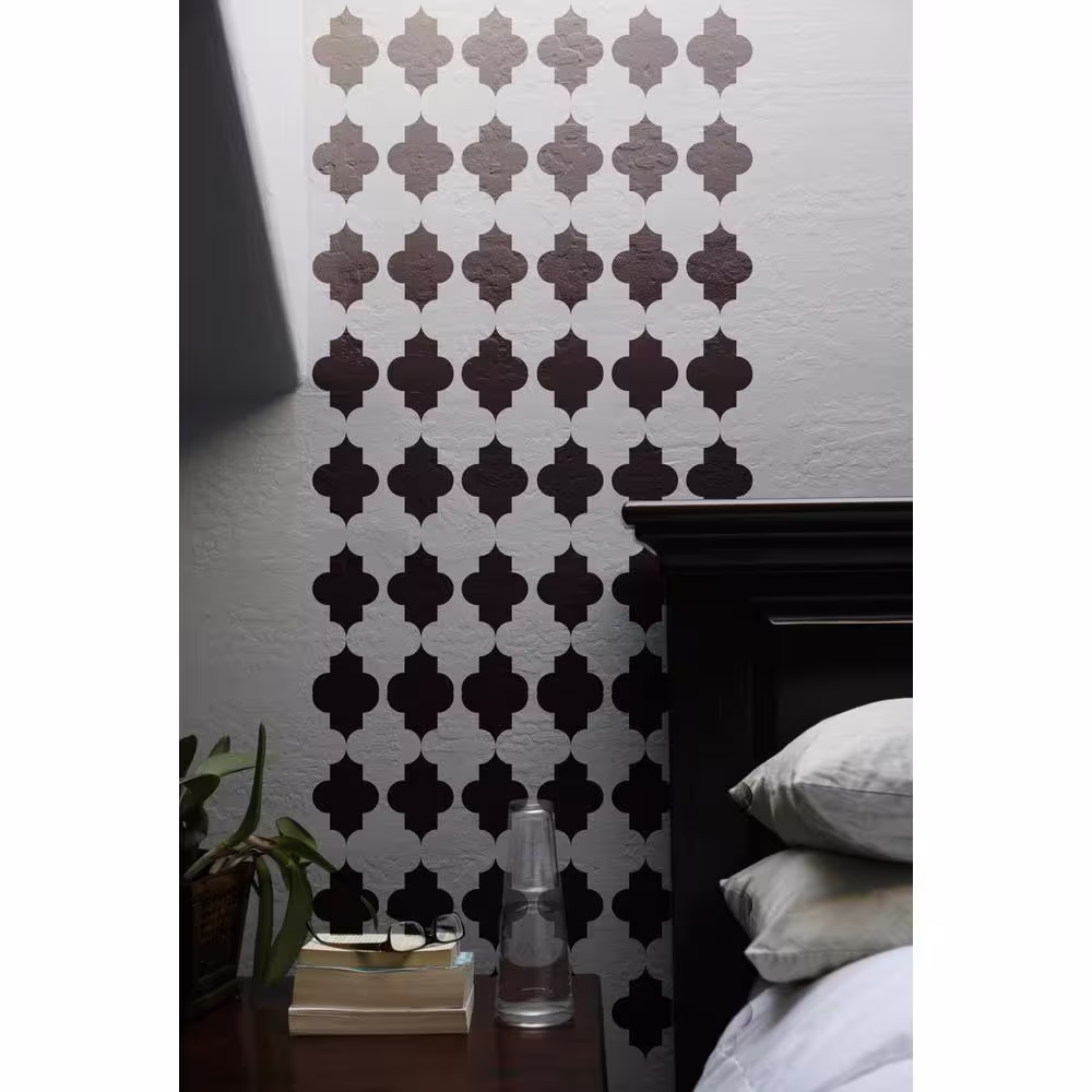 Stencil1 Quatrefoil Repeat Pattern Stencil