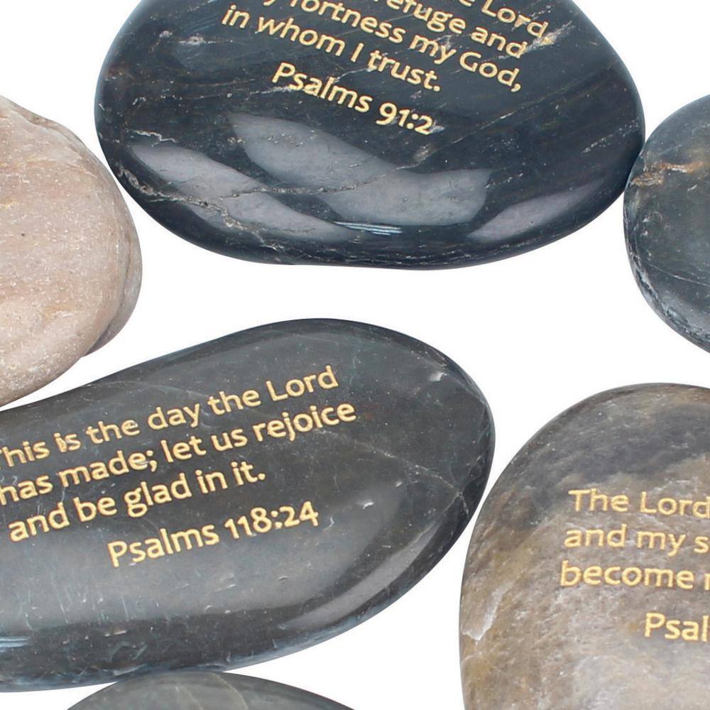 Stonebriar Collection Set of 6 Psalm Rocks