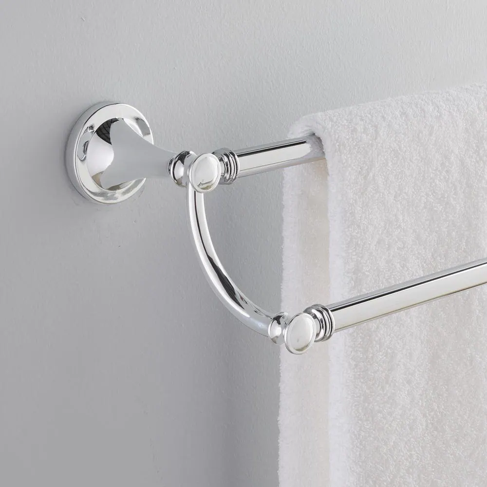 Delta Silverton 24 in. Double Towel Bar in Polished Chrome