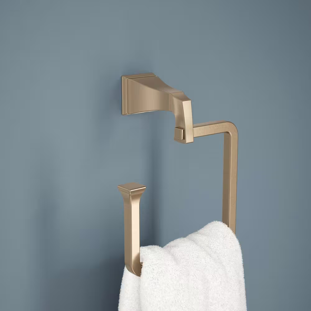 Delta Dryden Open Towel Ring in Champagne Bronze