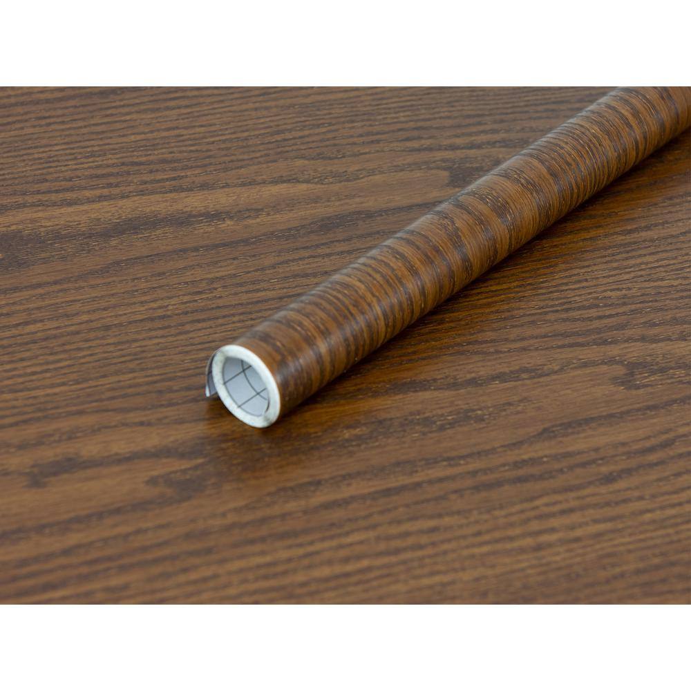 Fablon Brown Oak Natural Dark Adhesive Film (Set of 2)