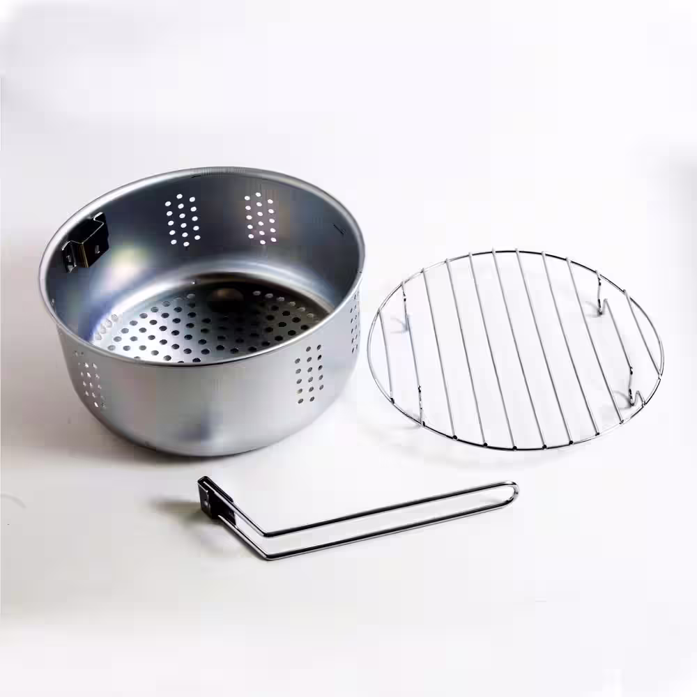 Continental 5.8 Qt. Electric Deep Fryer and Multi Cooker Stainless Steel