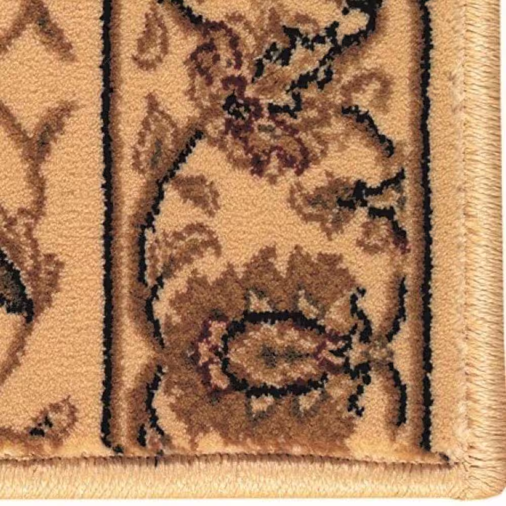 Natco Kurdamir Rockland Ivory 26 in. x Your Choice Length Stair Runner Rug