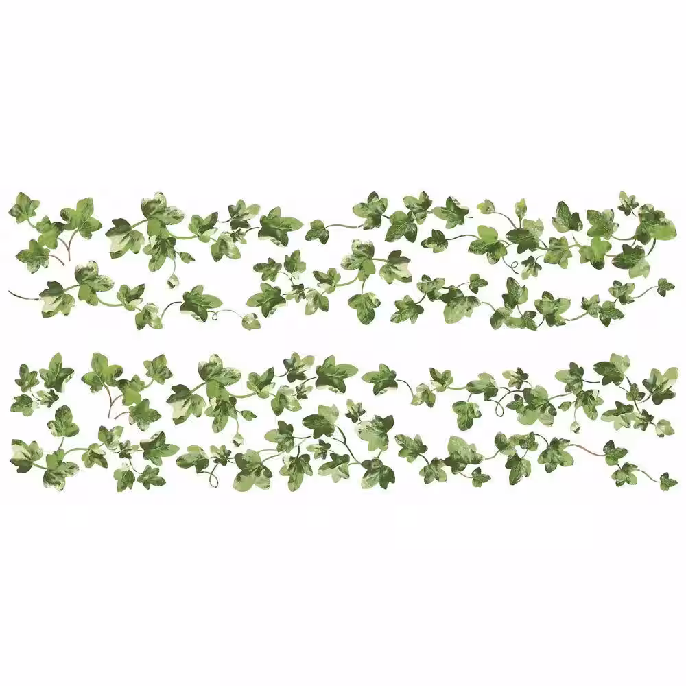 RoomMates 5.7 in. x 11.5 in. Painterly Ivy Peel and Stick Wall Decals