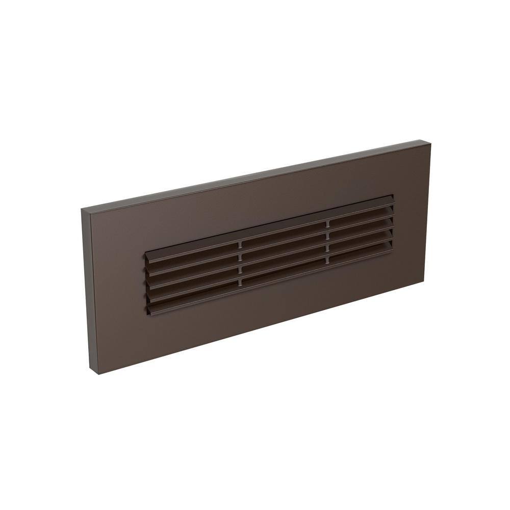 Generation Lighting Louver Hardwired Painted Antique Bronze LED Stair Light