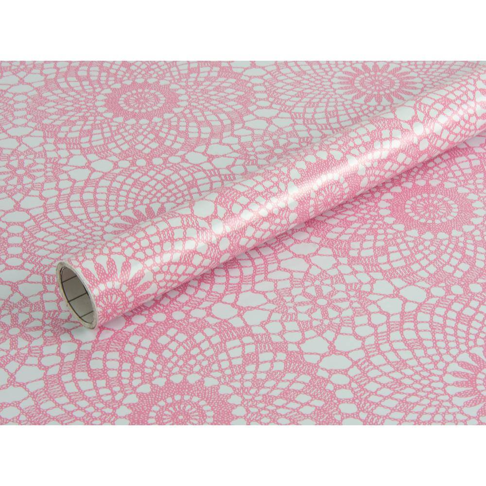 Fablon Pink Contour Rose Adhesive Film (Set of 2)