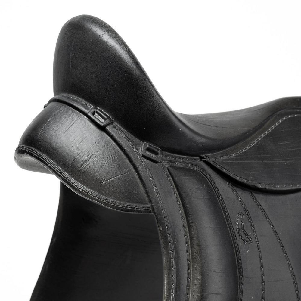 Mercana Colt II 9 in. L x 7 in. W Black Equestrian-Inspired Jumping Horse Saddle
