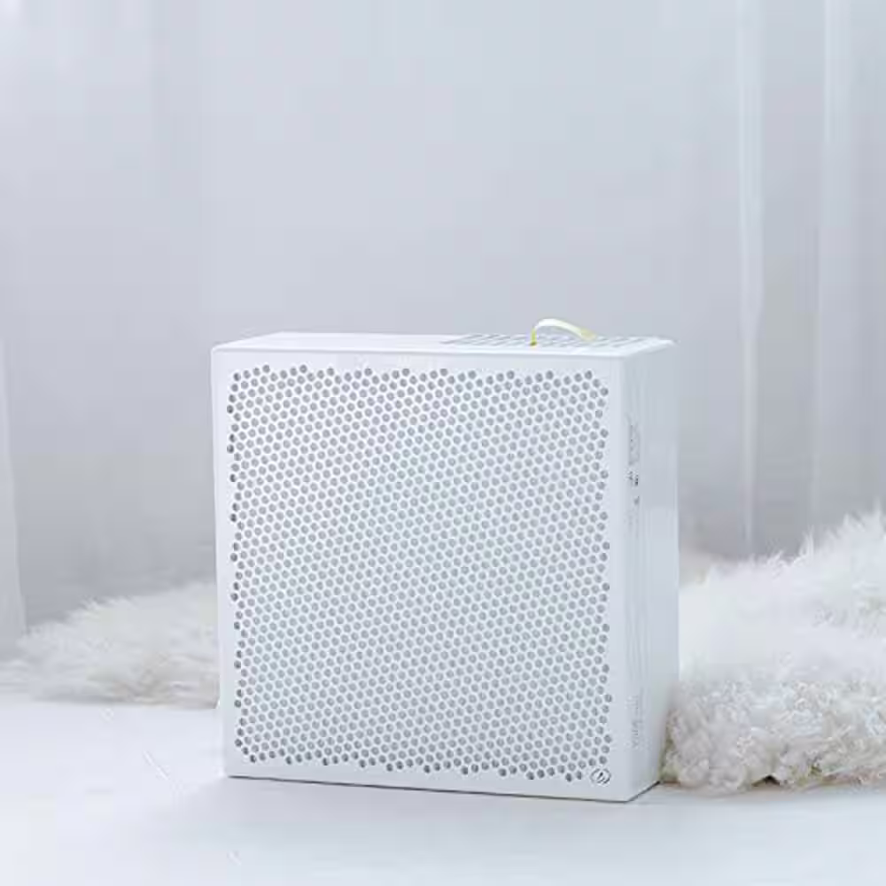 Edendirect 100 Sq. Ft. HEPA - True Personal Air Purifier in Whites with Timer