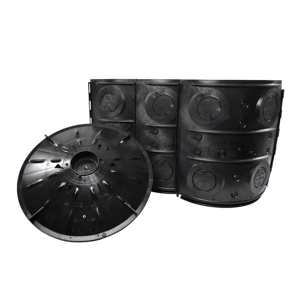 NDS 50 Gallon Flo Well Stormwater Dry Well System Kit with 3 Side Panels & 1 Cover