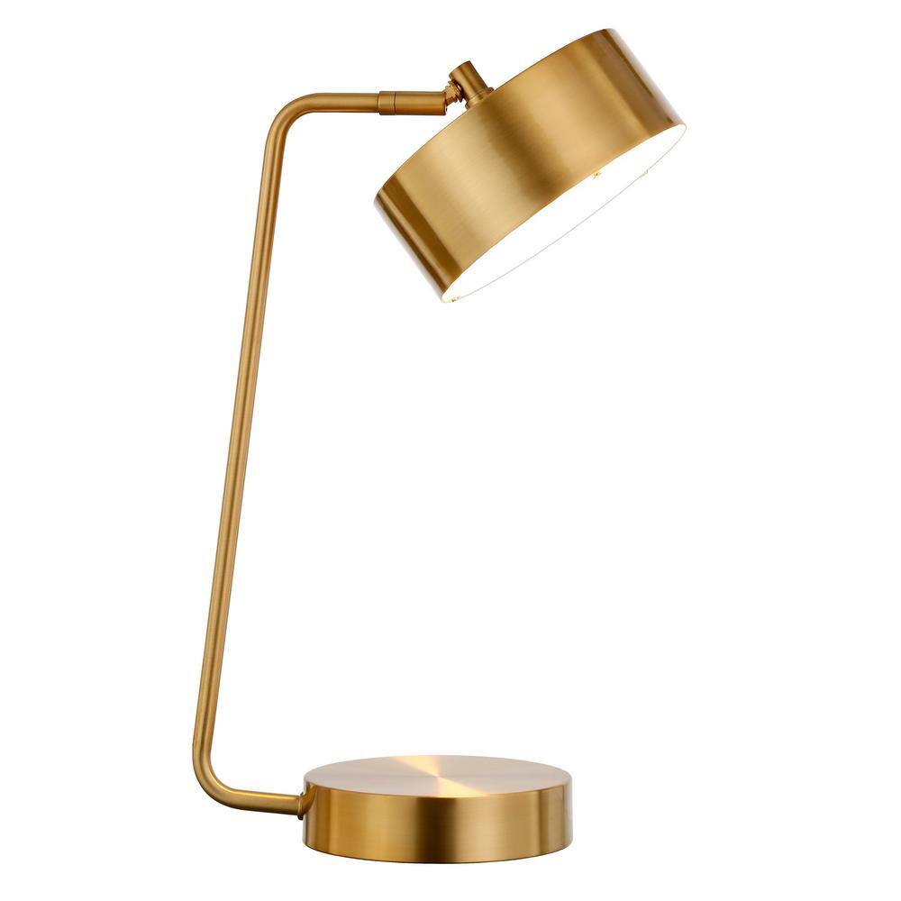 None Bradburn 18.5 in. Brass Table Lamp with Integrated LED