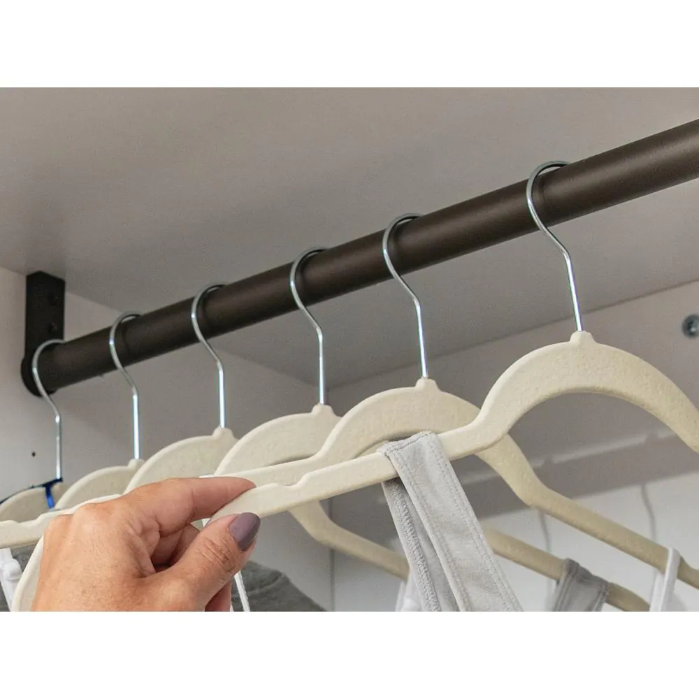 NewAge Products Home Laundry 36 in. Aluminum Closet Rod Kit